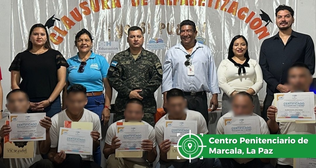 Educación transforma vidas: 11 privados de libertad aprenden a leer y a escribir
